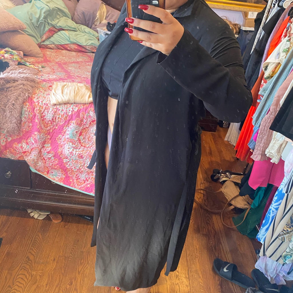 Black Duster Jacket